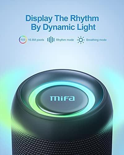 MIFA A90 ‍Bluetooth Lautsprecher: kraftvoller Sound, wasserdicht, 30⁤ Stunden Akkulaufzeit
