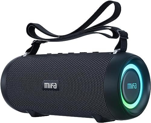 MIFA A90 Bluetooth-Lautsprecher: 60W, wasserfest, RGB-LED-Licht, 30 Std. Akku, True Wireless Stereo